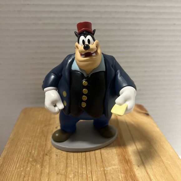 Railroad 5" Pete Ticket Collector PVC Mickey Figurine - Picture 1 of 5